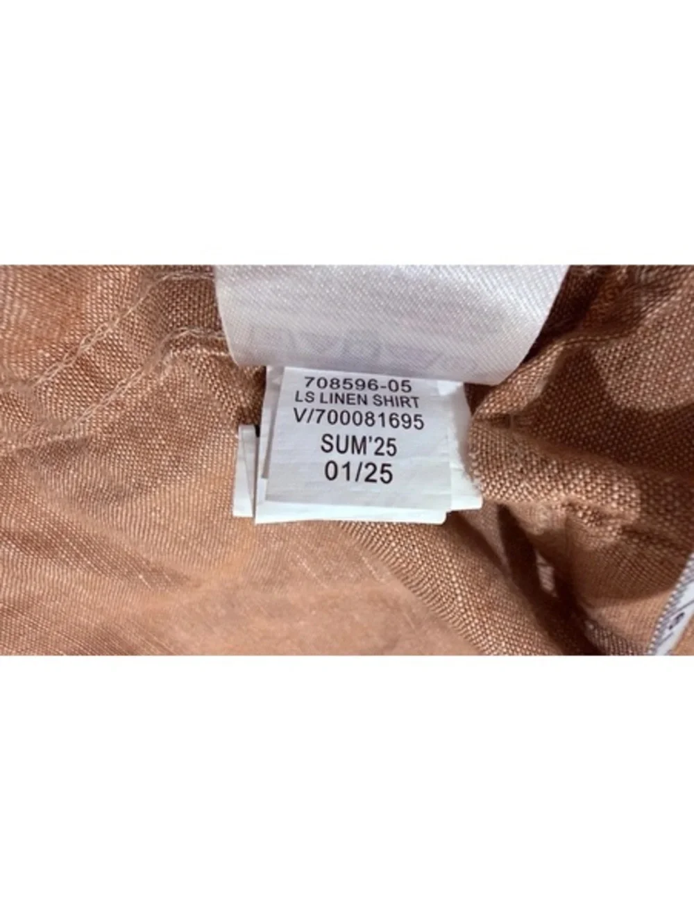 Banana Republic Linen Shirt Lot 7 L Slim 3 NWT